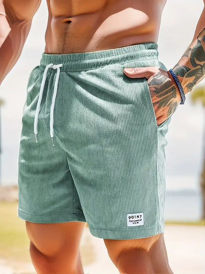 Men's summer swimming trunks with an adjustable waistband – Jens