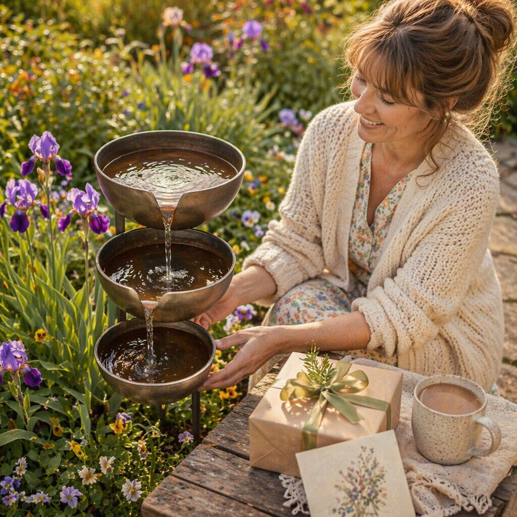 Rain Collector Bird Bath - Natural Water Source for Birds & Bees 9