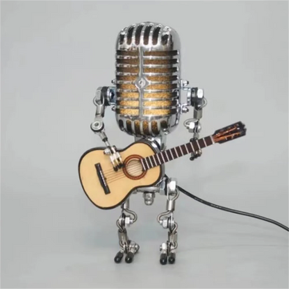 Decorative Microphone Robot Lamp with Guitar – Max
