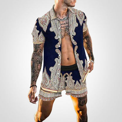 Two-piece men's set with print – Ruben