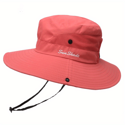 Stylish women's UV protection sun hat with a wide brim – Livia