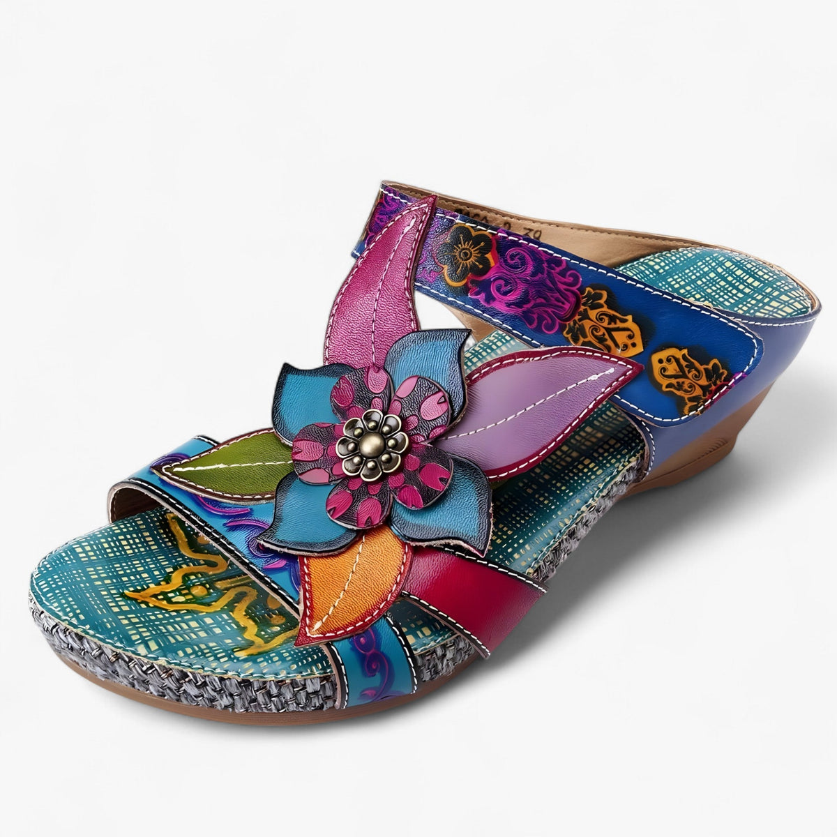 Boho sandals for women with braided straps – BohoStep Dolly