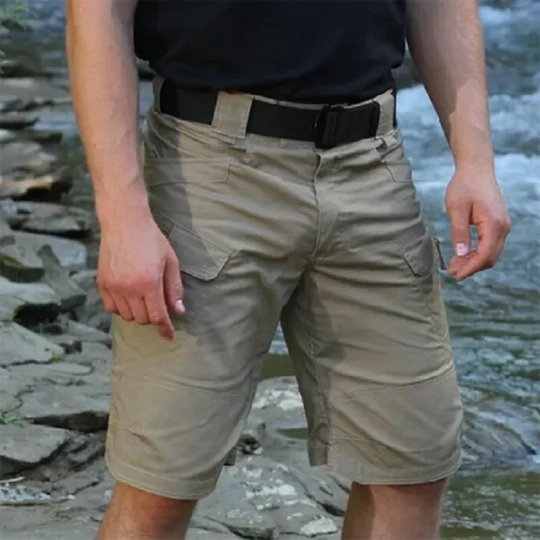 Men's cargo shorts with 7 pockets & free belt – Taro