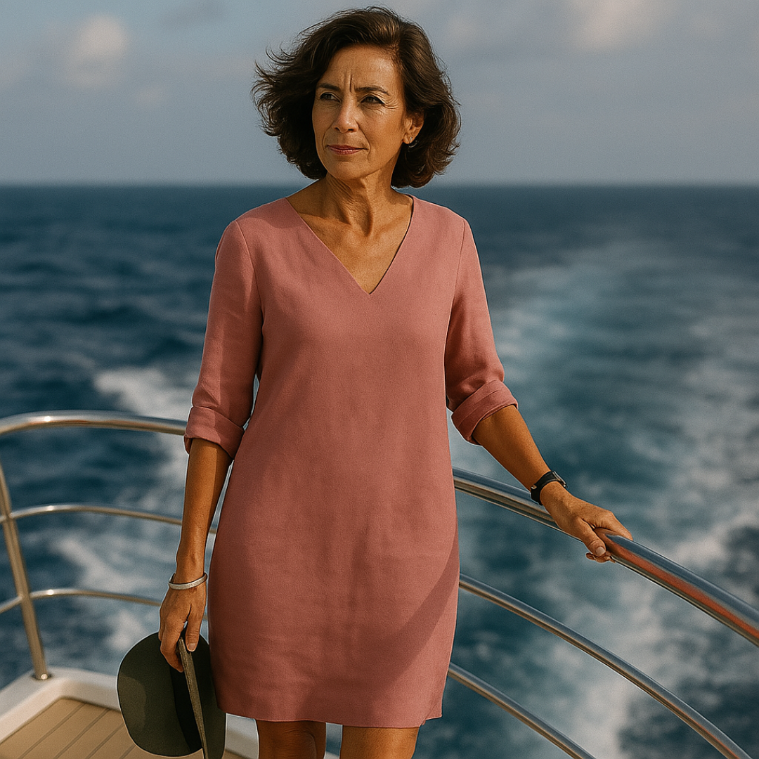 Autumnal dress with unique charm – Mila