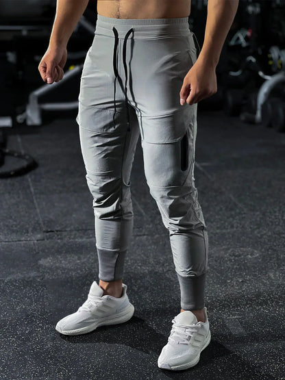 Men's Sports Trousers with Stretch and Pockets – Dario