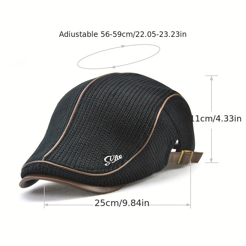 Unisex knitted beret warm & stylish for autumn and winter – Elias