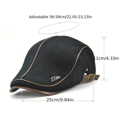 Unisex knitted beret warm & stylish for autumn and winter – Elias