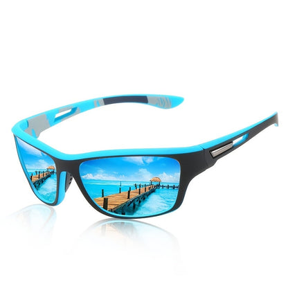 Sporty men's sunglasses with polarized lenses & UV400 protection – Vayron