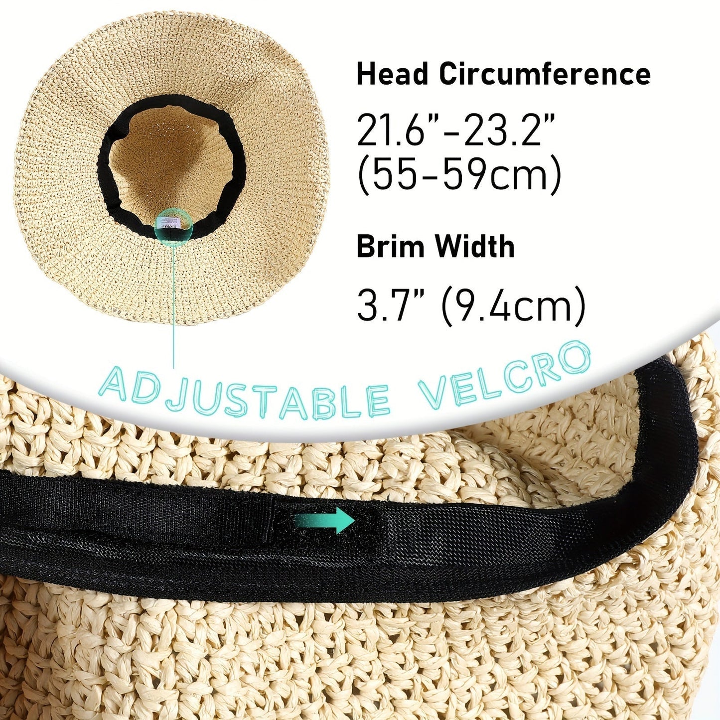 Crocheted Boho Straw Hat for Summer Trips – Elouan