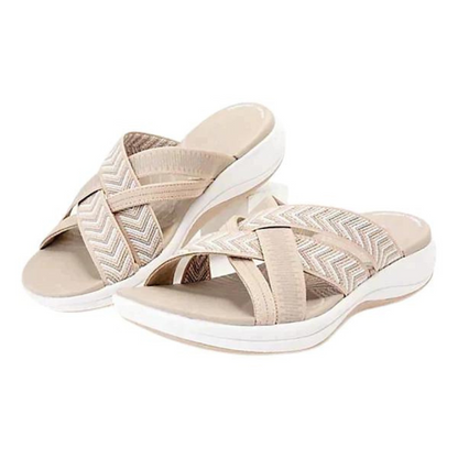 Breathable women's slip-ons with a shock-absorbing footbed – Lina
