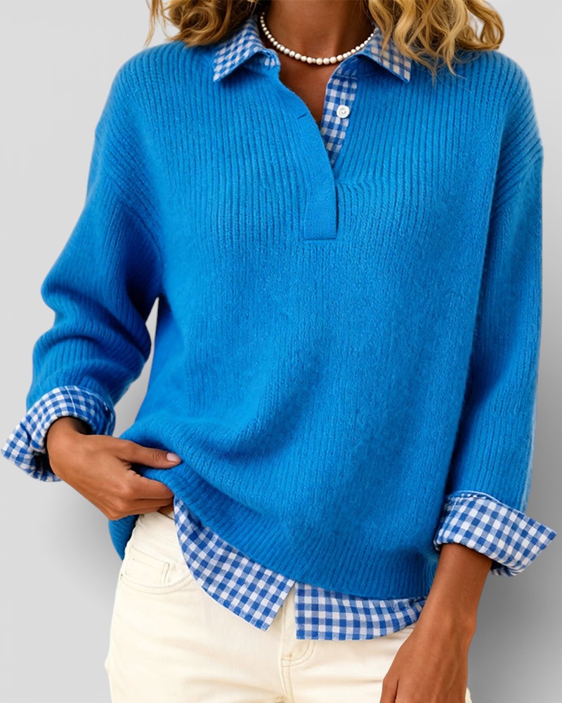 Chic Knit V-Neck Sweater 4