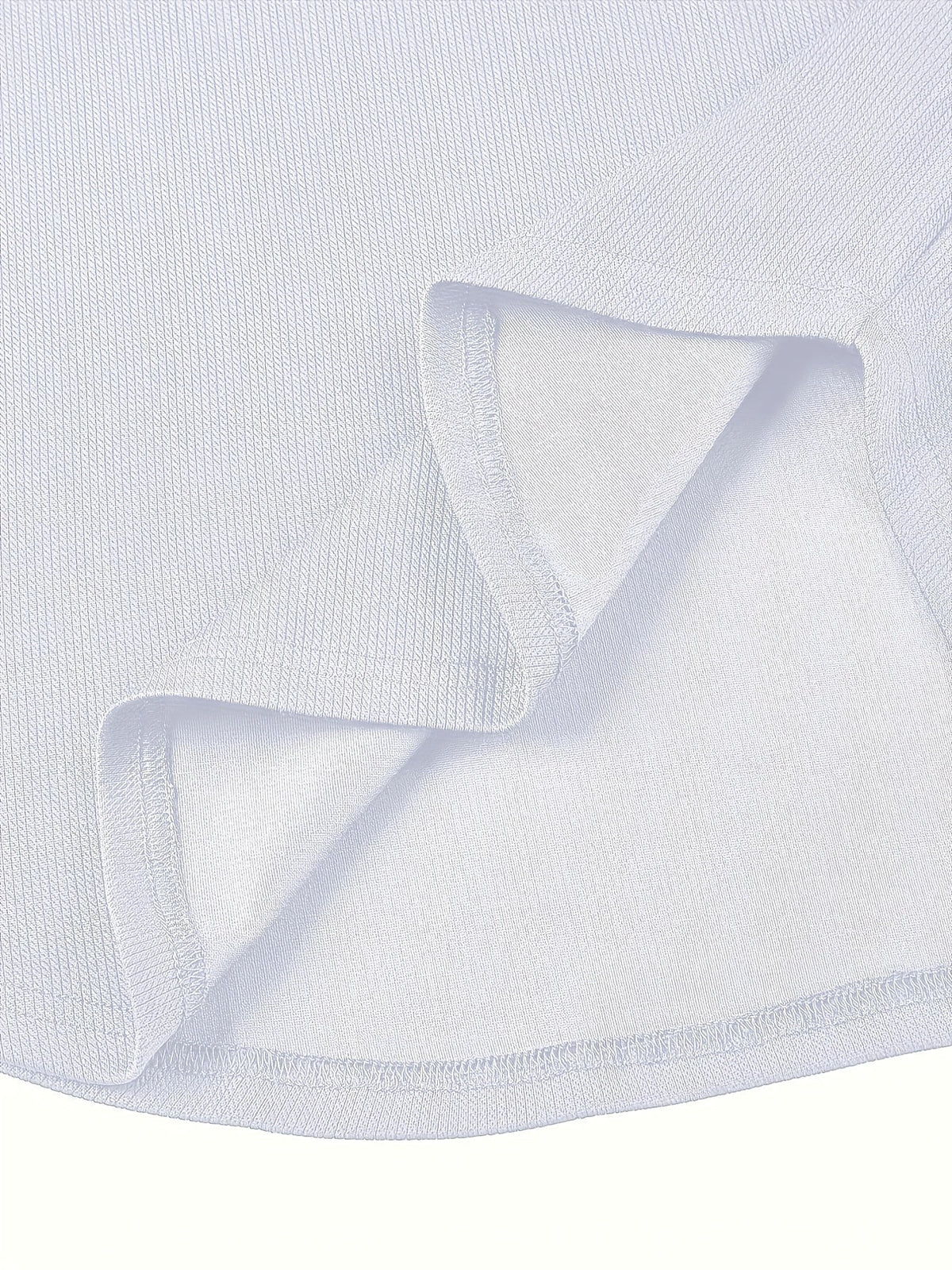 Men's T-shirt with deep V-neck and textured fabric – Rafael