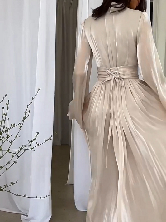 Imaginative maxi dress with flowing cut - Valentina