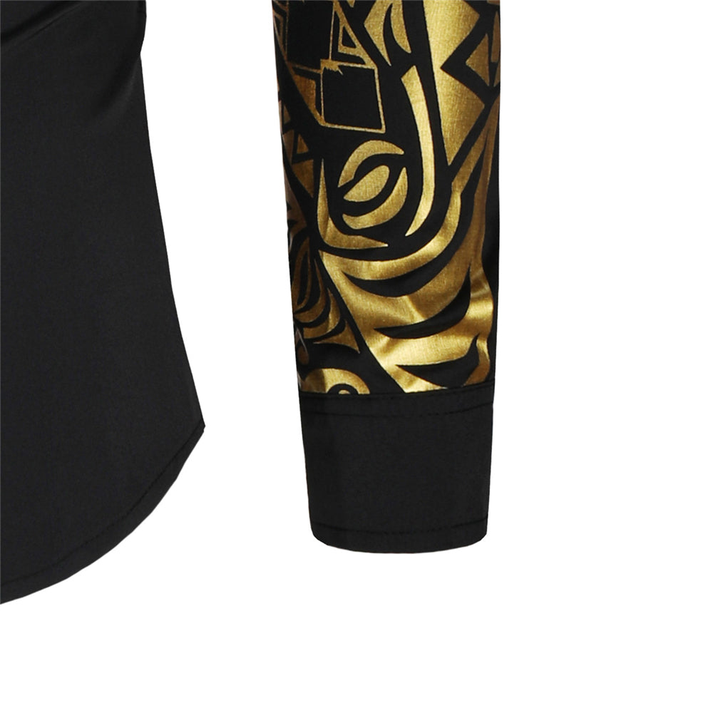 Men's shirt with golden details – Darius