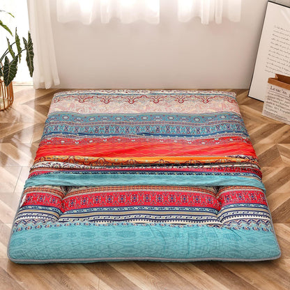 Foldable Japanese futon floor mattress with memory-foam support – Arivon