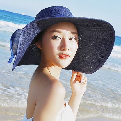 Ladies' straw hat with sun protection – Candy