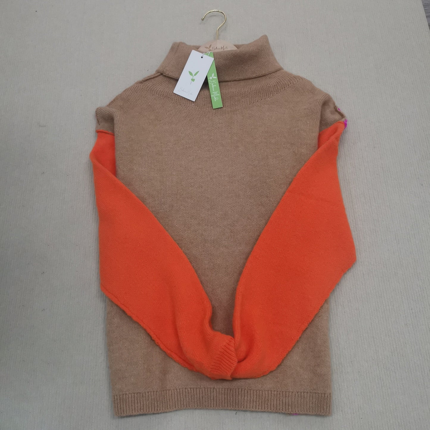 Impressive Color Block Knitted Sweater - AutumnVibe