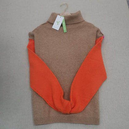 Impressive Color Block Knitted Sweater - AutumnVibe