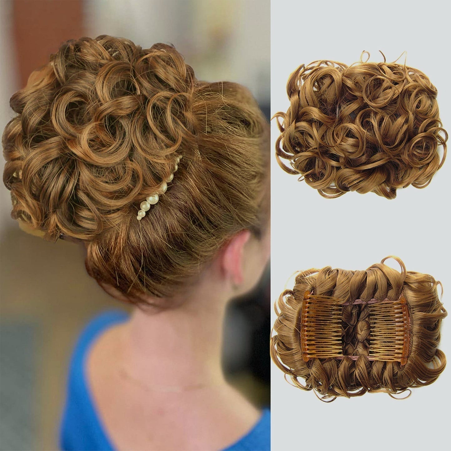 Curly Knot Hair Extension – FluffyFix