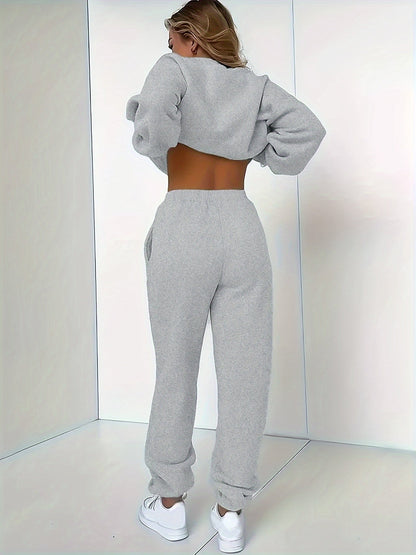 Plush-Lined Women's Jogging Set – Isadora
