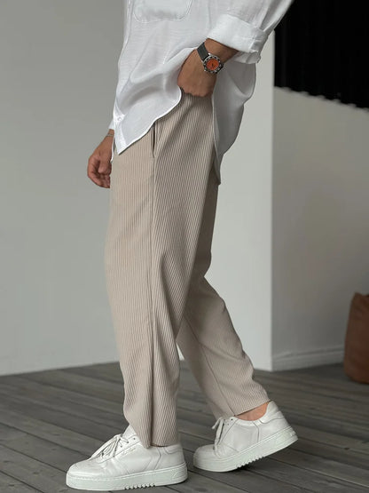 Luxury Men's Trousers in Soft Fabric – Alessio