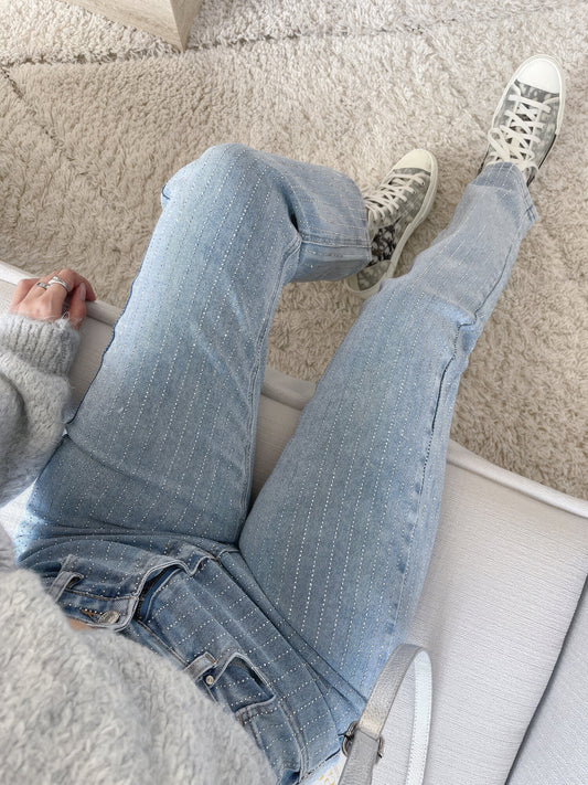 Shiny Denim Jeans - StarStruck