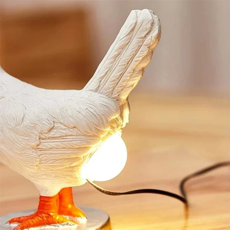 Funny Chicken Table Lamp - ChickLite