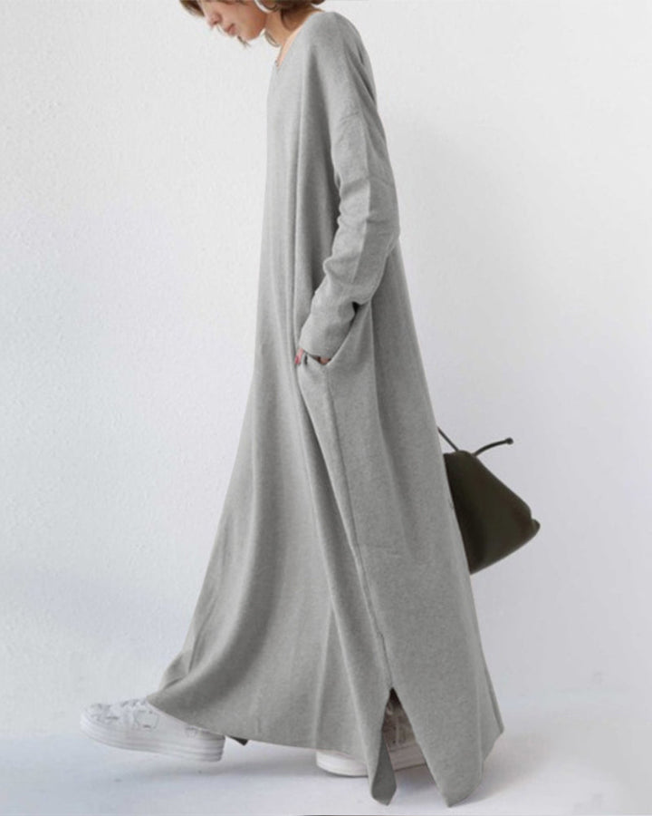 Summer Maxi Dress in Cotton-Linen Blend – Sorella