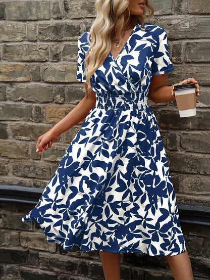 Wrap Dress with Floral Pattern | Livia | Fresh and Stylish