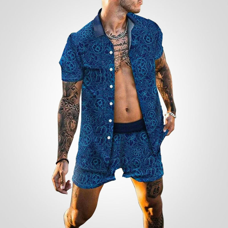 Two-piece men's set with print – Ruben