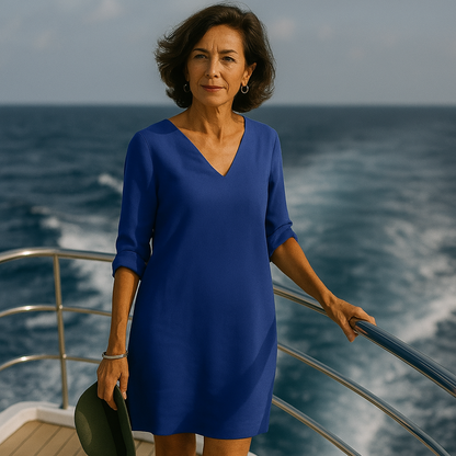 Autumnal dress with unique charm – Mila