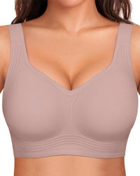 Comfortable Wireless Jelly Bra with Full Coverage and Smoothing Fit 10