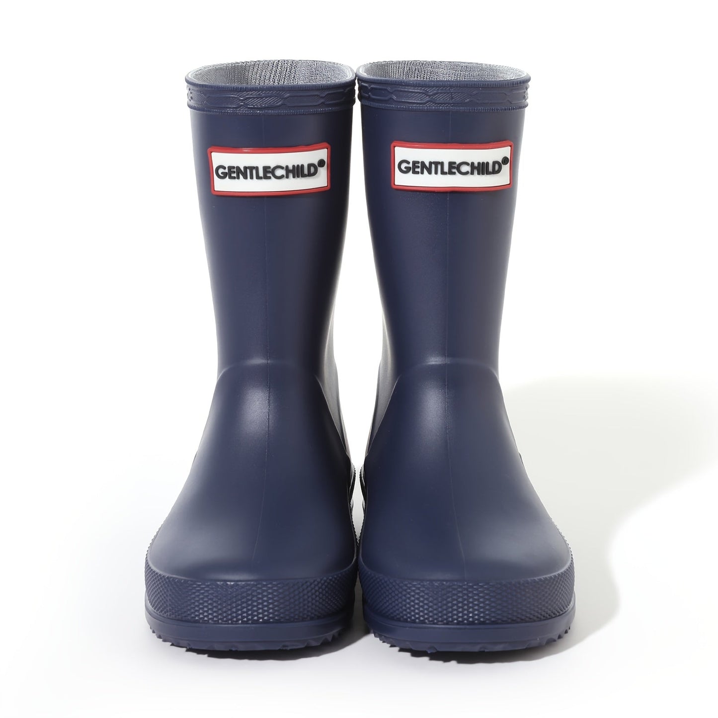 Children's solid-color waterproof wellies – Noah