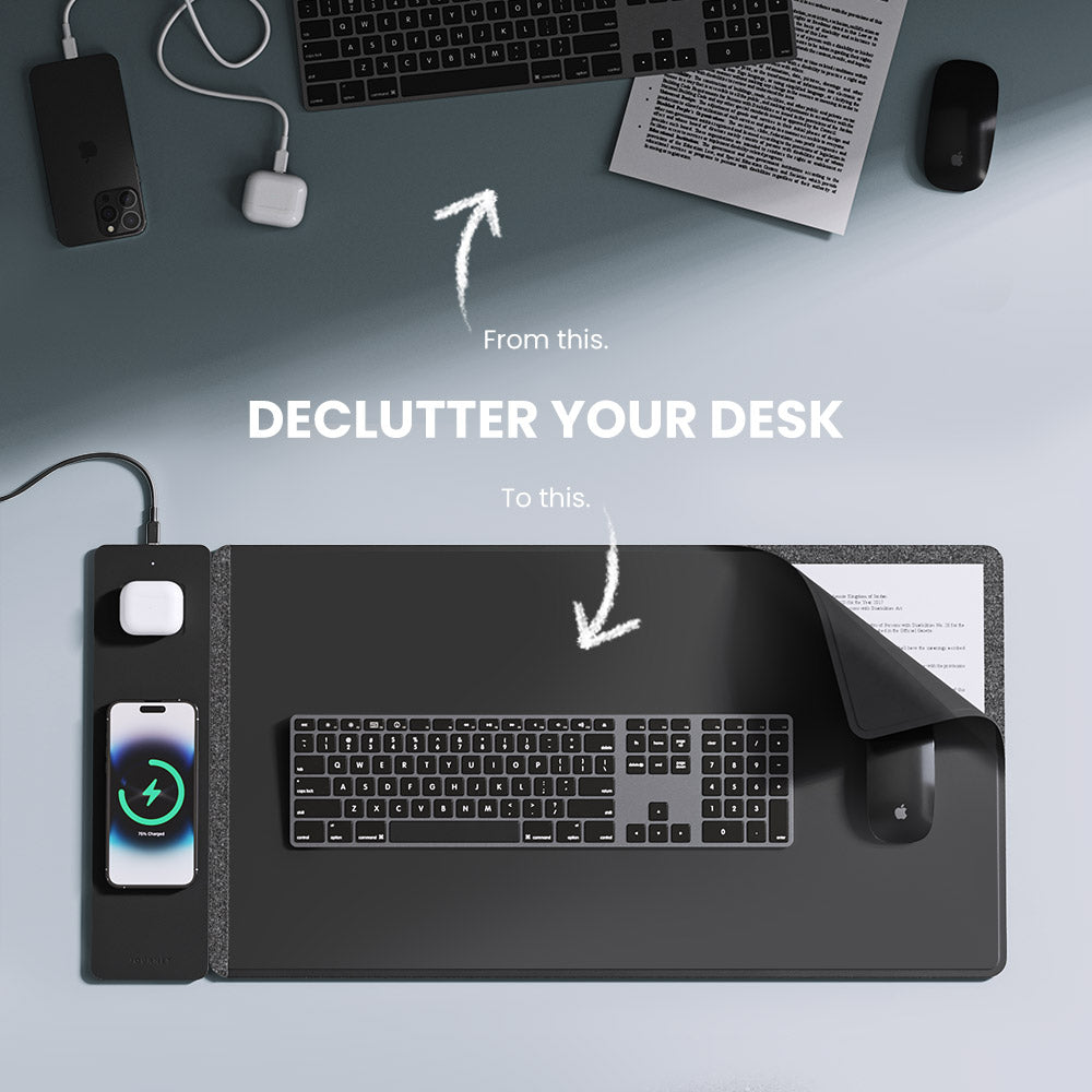 Wireless Rechargeable Desk Mat - ChargePad Flex