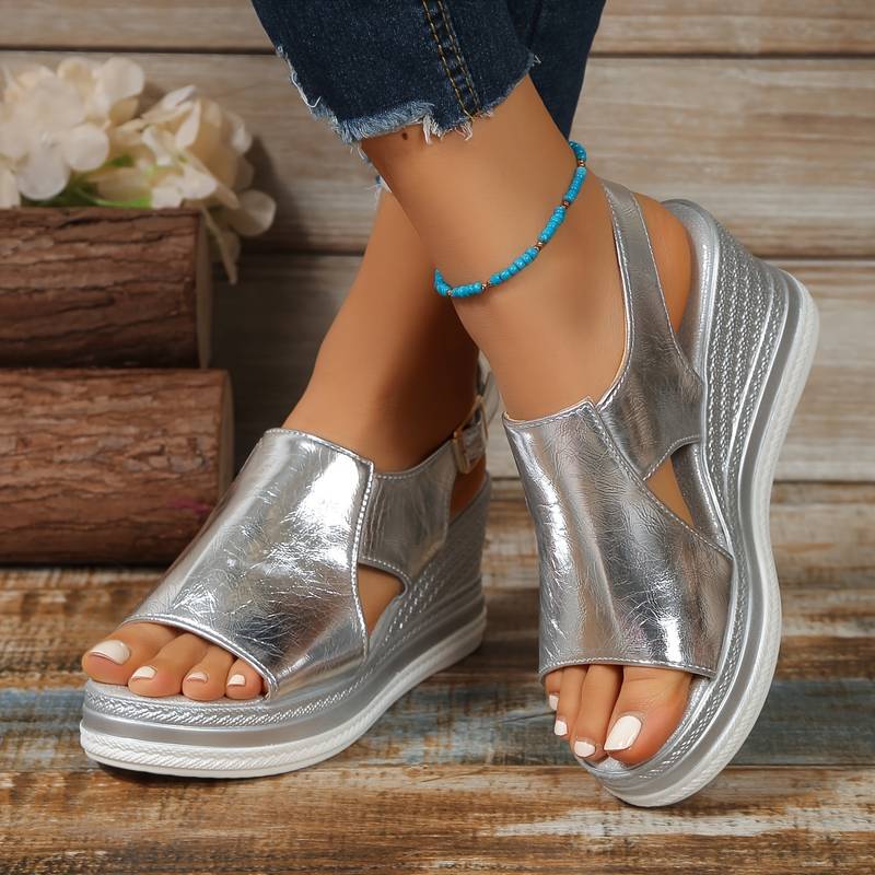 Stylish orthopaedic women's fringed sandals – Tilda