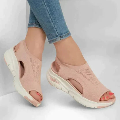 Mesh platform sandals for women – Nova