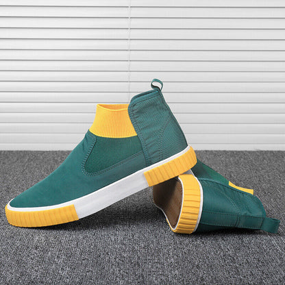 Men's canvas high-top sneakers – Lennard Autumn Edition