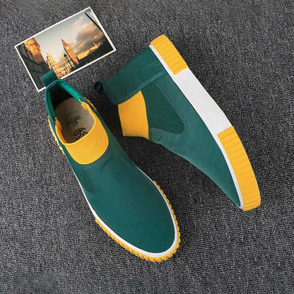 Men's canvas high-top sneakers – Lennard Autumn Edition