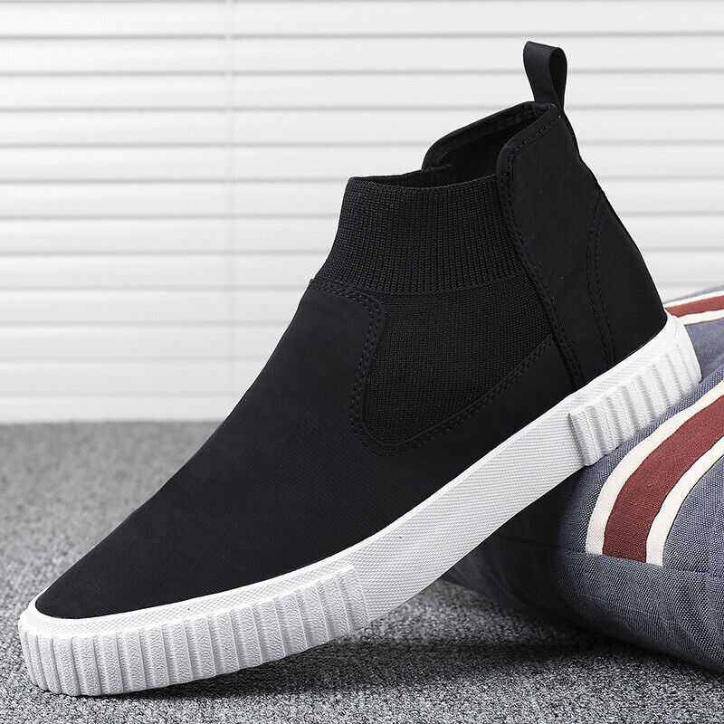 Men's canvas high-top sneakers – Lennard Autumn Edition
