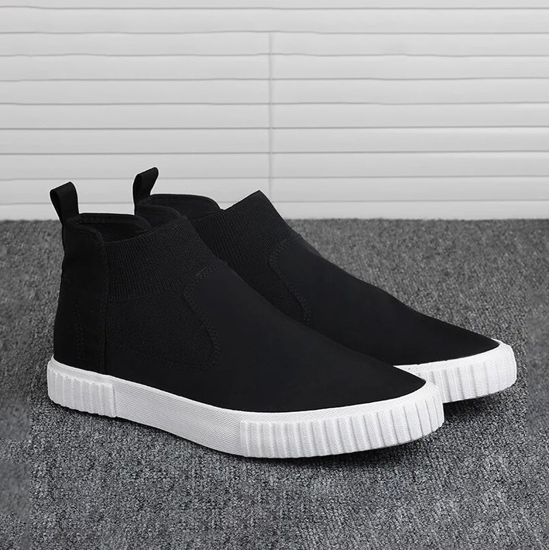 Men's canvas high-top sneakers – Lennard Autumn Edition