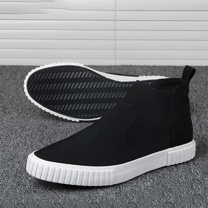 Men's canvas high-top sneakers – Lennard Autumn Edition