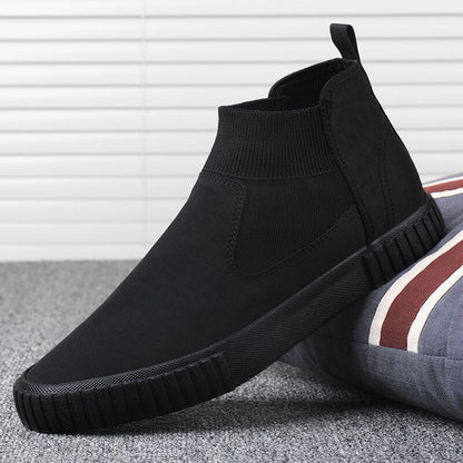 Men's canvas high-top sneakers – Lennard Autumn Edition