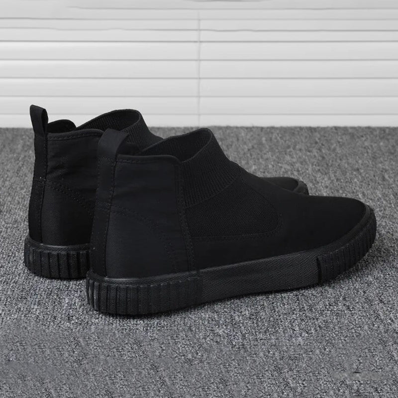 Men's canvas high-top sneakers – Lennard Autumn Edition