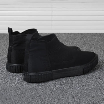 Men's canvas high-top sneakers – Lennard Autumn Edition