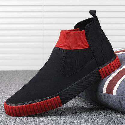 Men's canvas high-top sneakers – Lennard Autumn Edition