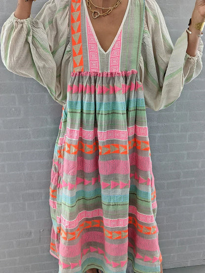 Summer maxi dress with gradient – Solenne