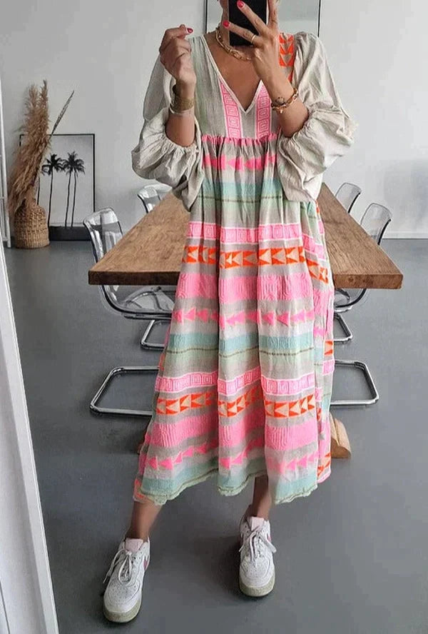 Summer maxi dress with gradient – Solenne