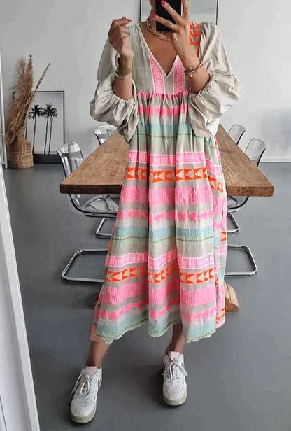 Summer maxi dress with gradient – Solenne