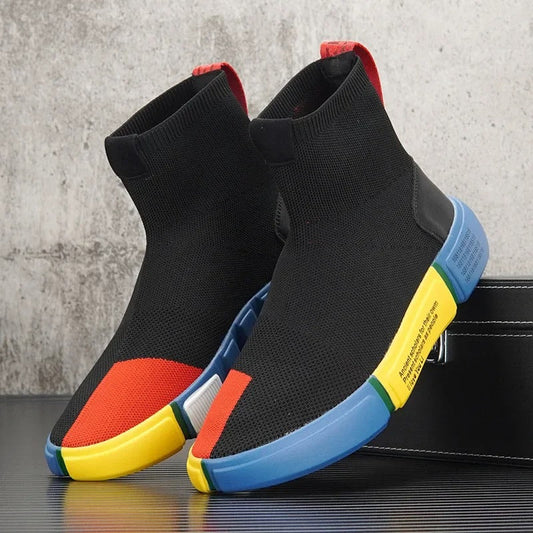 Light men's sneakers in sock style – Maverick