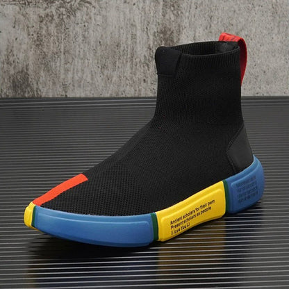 Light men's sneakers in sock style – Maverick